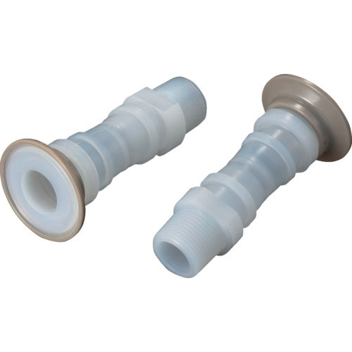 フロンケミカル　フッ素樹脂（ＰＦＡ）サニタリーヘルール×おねじジョイント１Ｓ（Ｒ３／４）＿