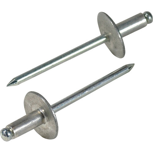 エビ　ブラインドリベット（ラージフランジ）　アルミニウム／スティール製　６－６（１２本入）　エコパッ＿