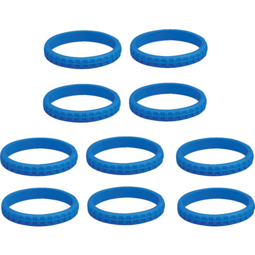 ネプロス　Ｎｏ．８ゴムリングセット　青＿