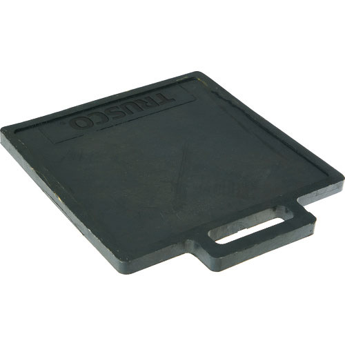 ＴＲＵＳＣＯ　ゴム製アウトリガーベース　３５０×４００＿