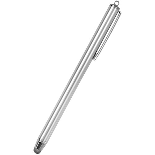 オウルテック　ゲームや写真の落書きもスラスラ描ける摩擦に強い導電繊維タイプ　　ストラップホール付き　＿