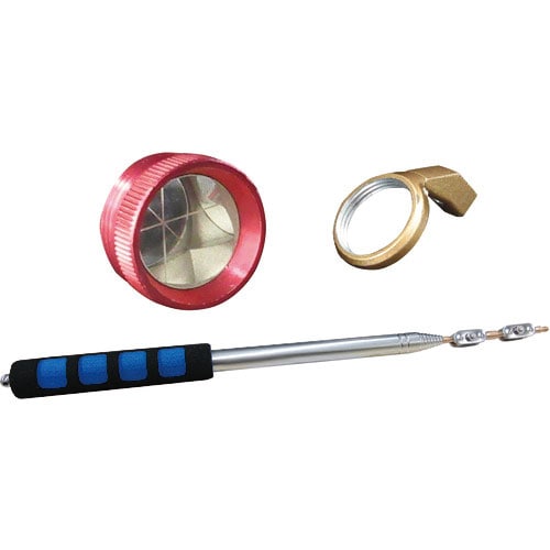 ＳＴＳ　セオドライト　マイクロプリズム０．５インチ　伸縮棒セット　Ｐ－０．５＆ＲＡＴ－２０００＿