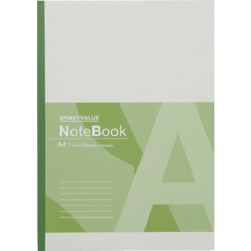 プラス　１２０３５２）再生紙ノート　Ａ４　Ａ罫１冊　Ｐ０６７Ｊ＿