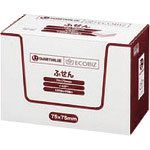 ＪＴＸ　８６１２８３ふせん７５×７５ｍｍ黄　１００枚Ｘ２０冊　Ｐ５１２ＪＹ２０　＿