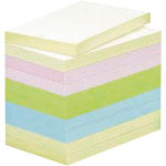 ＪＴＸ　８６１２８７付箋７５×１２７ｍｍ混色百枚１０冊Ｐ５１５ＪＭ１０＿