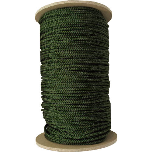 ユタカメイク　江戸打ち紐　ＯＤグリーン　約３ｍｍ×１３０ｍ＿