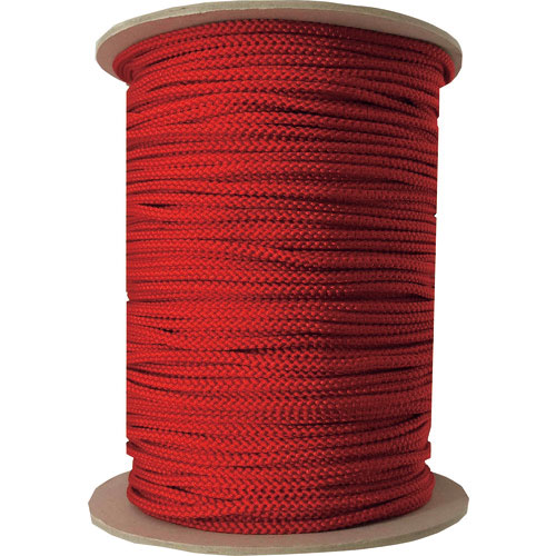 ユタカメイク　江戸打ち紐　赤　約４ｍｍ×１３０ｍ＿