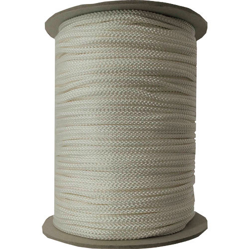 ユタカメイク　江戸打ち紐　白　約４ｍｍ×１３０ｍ＿