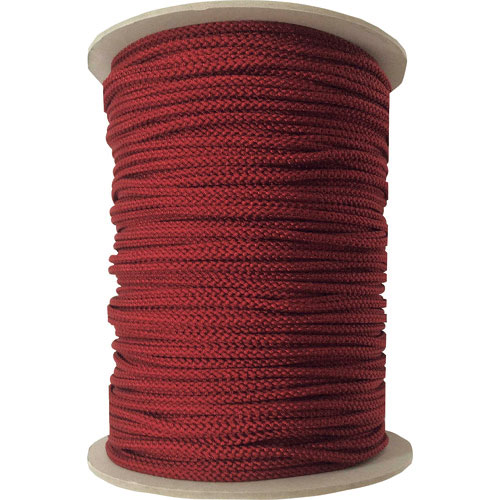 ユタカメイク　江戸打ち紐　エンジ　約４ｍｍ×１３０ｍ＿