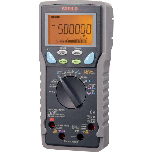 ＳＡＮＷＡ　真の実効値対応デジタルマルチメータ　パソコン接続型＿