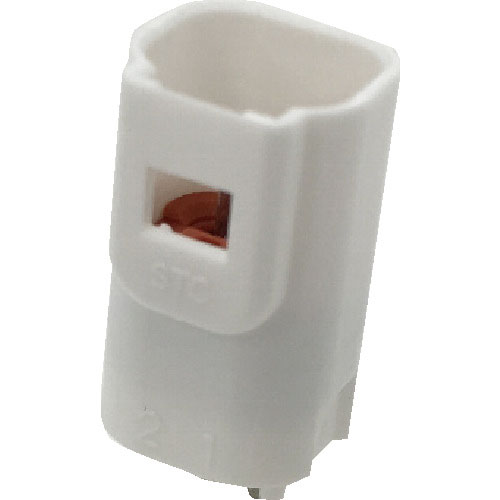 ＴＲＵＳＣＯ　防水コネクタ　ハウジング　基板タイプ（１０個入）芯数２　白＿