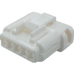 ＴＲＵＳＣＯ　防水コネクタ　プラグハウジング　（１０個入）芯数５　被覆外径φ１．０～１．３　白＿