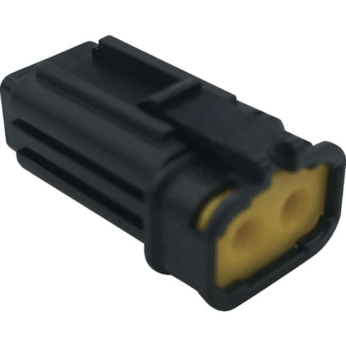 ＴＲＵＳＣＯ　防水コネクタ　ソケットハウジング　２芯　中継・基板用（１０個入）　被覆外径φ１．７～２＿