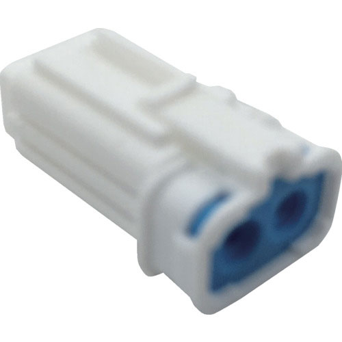 ＴＲＵＳＣＯ　防水コネクタ　ソケットハウジング　２芯　中継・基板用（１０個入）　被覆外径φ２．２～２＿