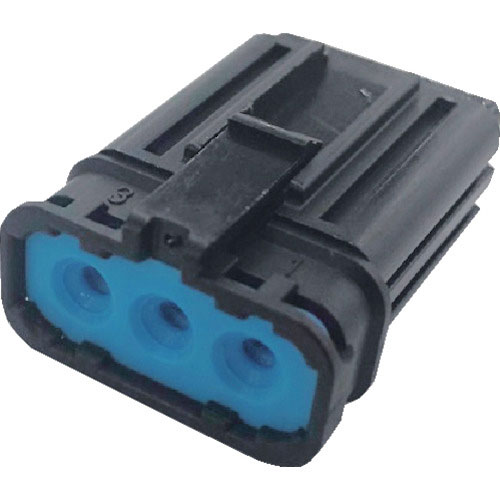 ＴＲＵＳＣＯ　防水コネクタ　ハウジング　中継・基板用（１０個入）　被覆外径φ３．２～３．８　黒＿