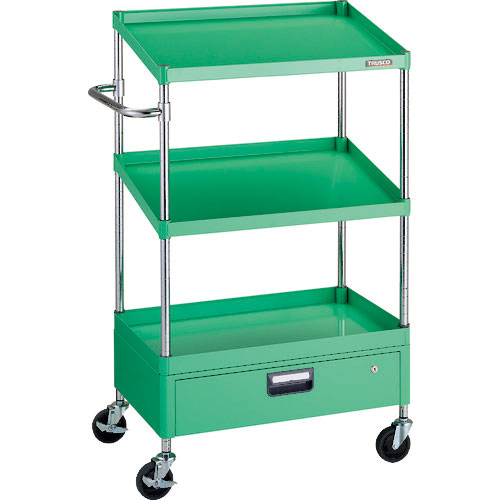 ＴＲＵＳＣＯ　ツールワゴン　フェニックスワゴン　省音　７５０Ｘ５００ＸＨ１３００　１段　傾斜２段　１＿