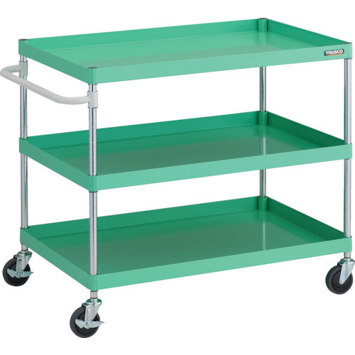 ＴＲＵＳＣＯ　ツールワゴン　フェニックスワゴン　抗ウィルスハンドル　省音　１０００Ｘ６５０ＸＨ８８０＿