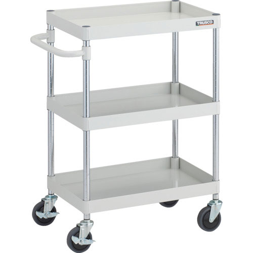 ＴＲＵＳＣＯ　ツールワゴン　フェニックスワゴン　抗ウィルスハンドル　省音　６００Ｘ４００ＸＨ８８０　＿