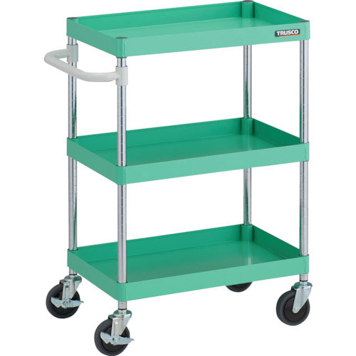 ＴＲＵＳＣＯ　ツールワゴン　フェニックスワゴン　抗ウィルスハンドル　省音　６００Ｘ４００ＸＨ８８０　＿