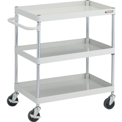 ＴＲＵＳＣＯ　ツールワゴン　フェニックスワゴン　抗ウィルスハンドル　省音　７５０Ｘ５００ＸＨ８８０　＿