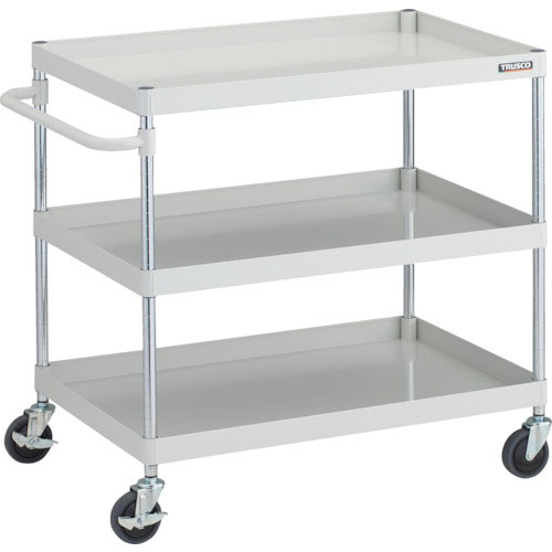 ＴＲＵＳＣＯ　ツールワゴン　フェニックスワゴン　抗ウィルスハンドル　省音　９００Ｘ６００ＸＨ８８０　＿