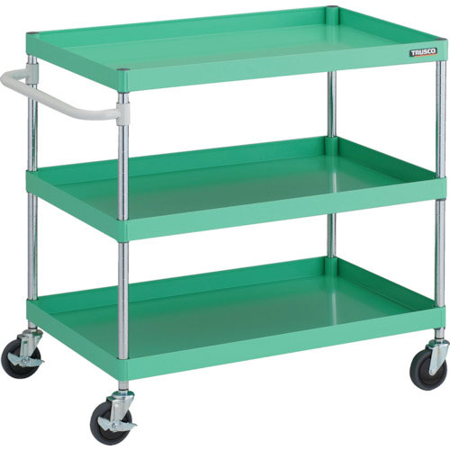 ＴＲＵＳＣＯ　ツールワゴン　フェニックスワゴン　抗ウィルスハンドル　省音　９００Ｘ６００ＸＨ８８０　＿