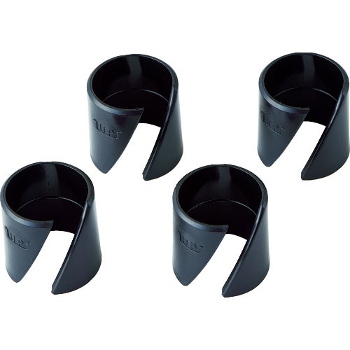 ＴＲＵＳＣＯ　スチール製ワゴン用導電ブッシュ　ＰＥＷ型　フェニックスワゴン用　Φ２５．４用　４個入＿