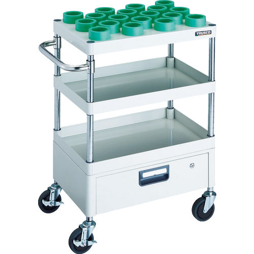 ＴＲＵＳＣＯ　ツールワゴン　フェニックスワゴン　６００Ｘ４００　１段引出付　ＨＳＫ６３Ａ　ホワイト＿