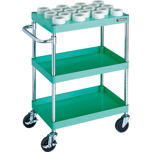 ＴＲＵＳＣＯ　ツールワゴン　フェニックスワゴン　６００Ｘ４００ＸＨ８８０　ＨＳＫ６３Ａ　ヤンググリー＿