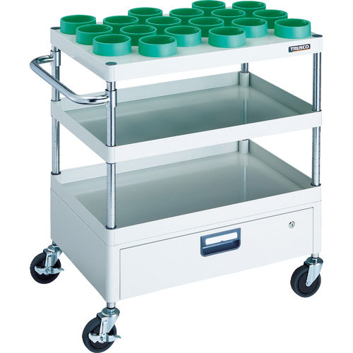 ＴＲＵＳＣＯ　ツールワゴン　フェニックスワゴン　７５０Ｘ５００　１段引出付　ＨＳＫ１００Ａ　ホワイト＿