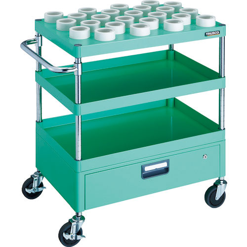 ＴＲＵＳＣＯ　ツールワゴン　フェニックスワゴン　７５０Ｘ５００　１段引出付　ＨＳＫ６３Ａ　ヤンググリ＿