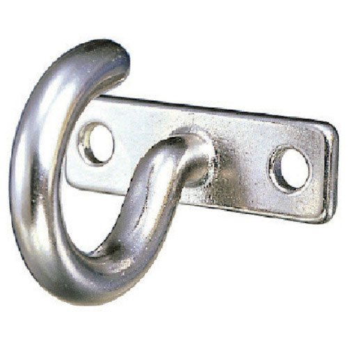 水本　ステンレス　プレートフック　２５．５ｍｍ×７．５ｍｍ　使用荷重：０．４９ｋＮ＿