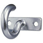 水本　ステンレス　プレートフック　１０ｍｍ×３４ｍｍ　使用荷重：０．０３ｋＮ＿