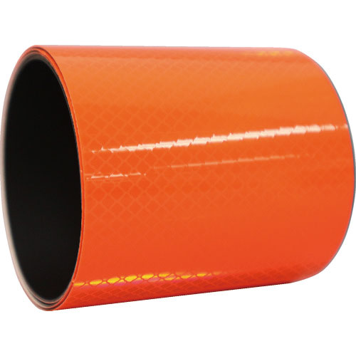 日東エルマテ　プリズム反射マグネットシート　１００ｍｍ×１ｍ　蛍光オレンジ＿