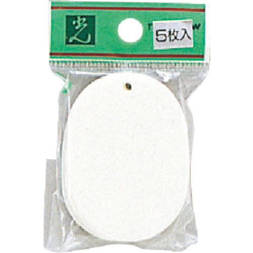 光　小判札　アクリル　クリーンホワイト（５枚入）＿