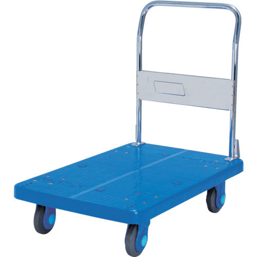 カナツー　静音［［Ｒ下］］プラ３００樹脂製固定式ハンドトラック＿