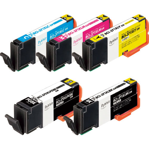 エレコム　プレジール　キヤノン　ＢＣＩ－３７１ＸＬ＋３７０ＸＬ　５ＭＰ対応　５色＿