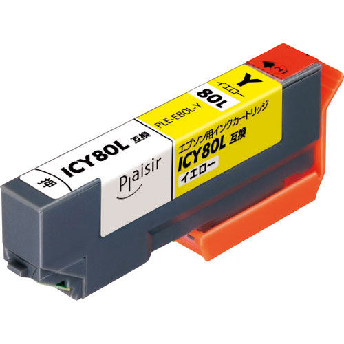 エレコム　プレジール　ＥＰＳＯＮ　ＩＣＹ８０Ｌ対応　イエロー＿