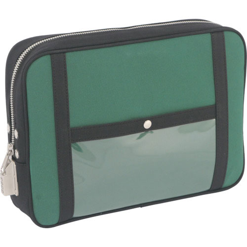 ＳＡＮＥＩ　帆布メール用ポーチ（ＬＬ）ＳＥＤ－１錠付　モスグリーン＿