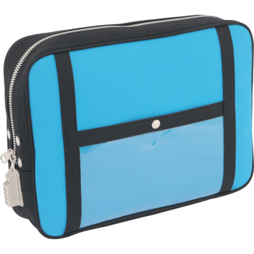 ＳＡＮＥＩ　帆布メール用ポーチ（ＬＬ）ＳＥＤ－１錠付　ブルー＿