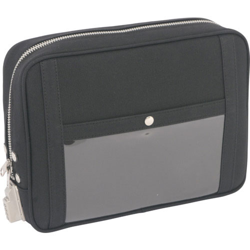 ＳＡＮＥＩ　帆布メール用ポーチ（Ｌ）ＳＥＤ－１錠付　黒＿