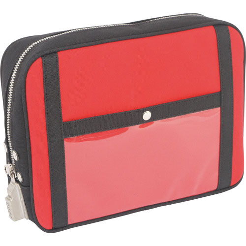 ＳＡＮＥＩ　帆布メール用ポーチ（Ｌ）ＳＥＤ－１錠付　赤＿