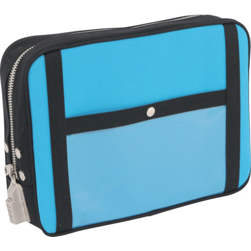 ＳＡＮＥＩ　帆布メール用ポーチ（Ｌ）ＳＥＤ－１錠付　ブルー＿