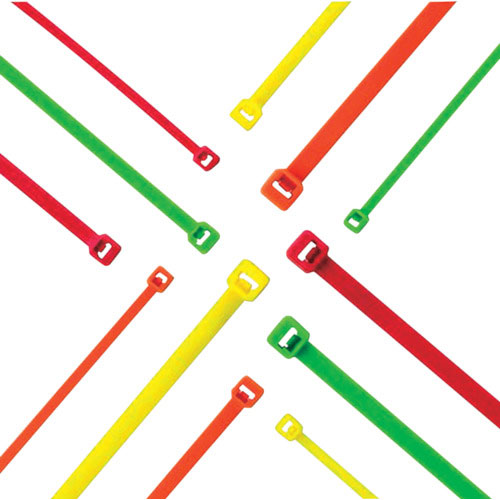 パンドウイット　ナイロン結束バンド　４．８×１８８×１．３　蛍光ピンク　１０００本入＿