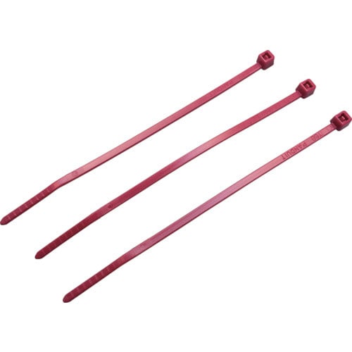 パンドウイット　ナイロン結束バンド　４．８×２９２×１．３　赤　１００本入＿