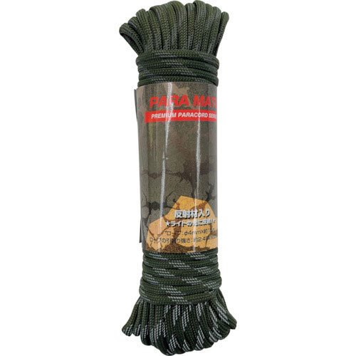 ユタカメイク　パラメイトロープ（反射タイプ）　４ｍｍ×１５ｍ　ＯＤ＿