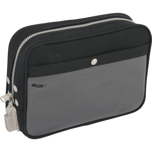 ＳＡＮＥＩ　帆布メール用ポーチ（Ｍ）ＳＥＤ－１錠付　黒＿