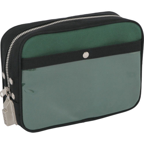 ＳＡＮＥＩ　帆布メール用ポーチ（Ｍ）ＳＥＤ－１錠付　モスグリーン＿