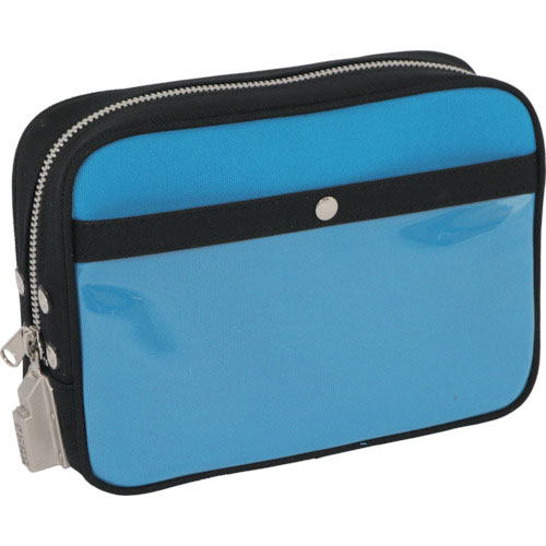 ＳＡＮＥＩ　帆布メール用ポーチ（Ｍ）ＳＥＤ－１錠付　ブルー＿