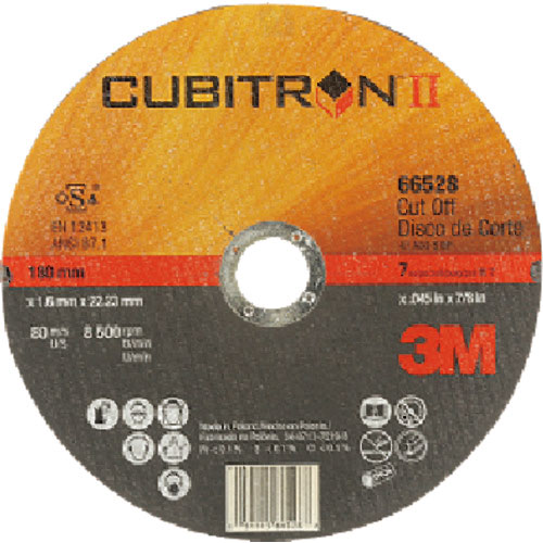 ３Ｍ　キュービトロン２　切断砥石　ＰＮ６６５２８　１８０ｍｍ＿